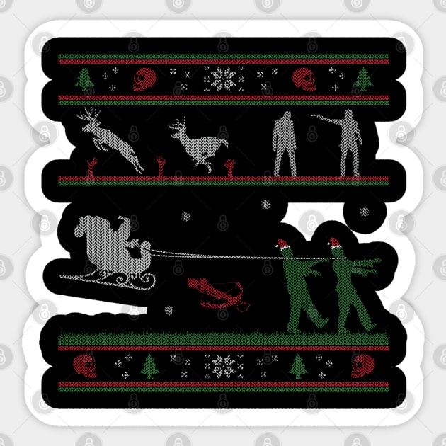 Zombie ugly christmas sweater cheap